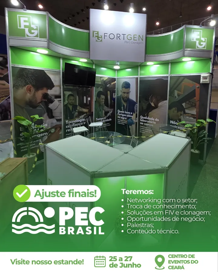 Estande da Fortgen na PEC Brasil